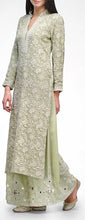 Load image into Gallery viewer, Amrita Pure Georgette Chikankari Hand Embroidered Festive Kurta Dress, Suit Set