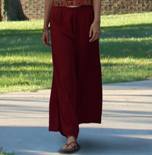 Load image into Gallery viewer, Elora Wide Legged Flared Rayon Summer Pants: Made to Order/Customizable