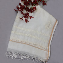 Load image into Gallery viewer, Kota Dupatta, Sequin work Hand Embroidery/Chikan work