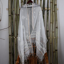 Load image into Gallery viewer, Kota Dupatta, Sequin work Hand Embroidery/Chikan work