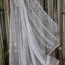 Load image into Gallery viewer, Kota Dupatta, Sequin work Hand Embroidery/Chikan work