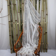 Load image into Gallery viewer, Kota Dupatta, Sequin work Hand Embroidery/Chikan work