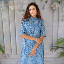 Load image into Gallery viewer, SHIKHA Printed Cotton Round Neck, Kurta, Regular and Plus Sizes