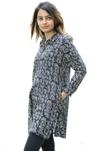Load image into Gallery viewer, Madhuri Pure Cotton Block Printed Shirt Tunic