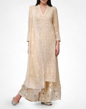 Load image into Gallery viewer, Amrita Pure Georgette Chikankari Hand Embroidered Festive Kurta Dress, Suit Set