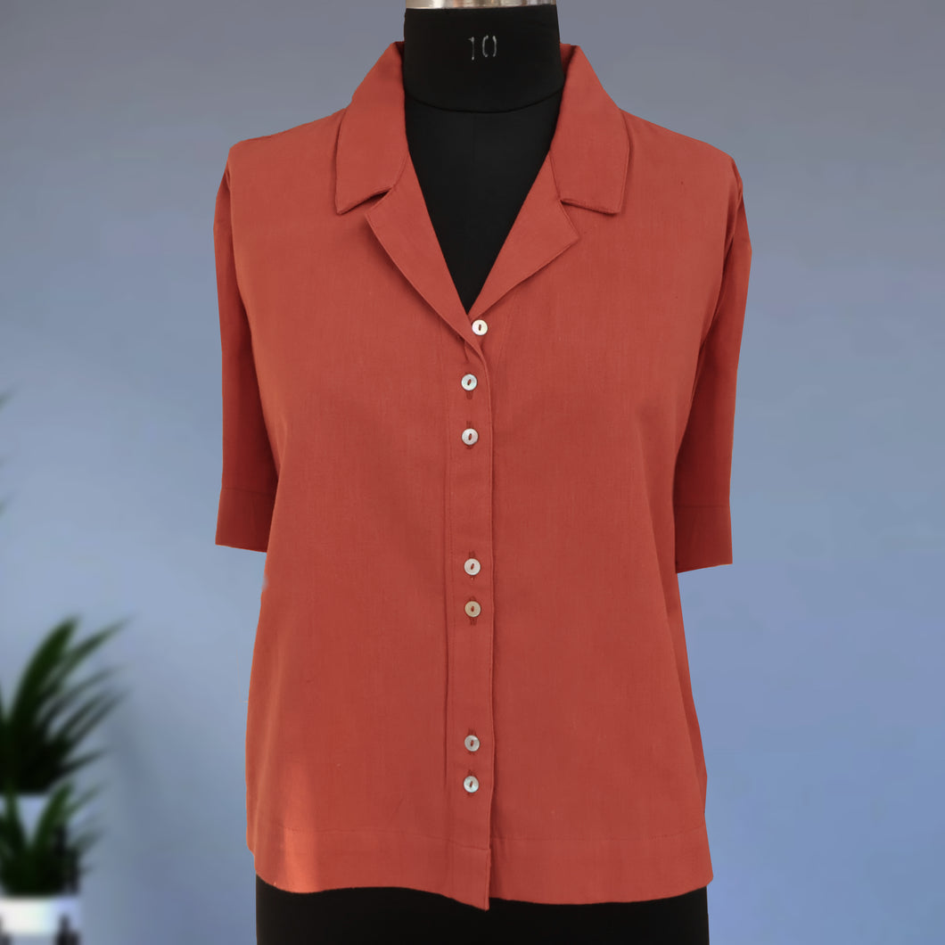 BHUMI Cotton, Coat Collared Shirt