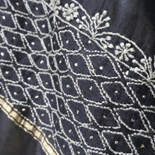 Load image into Gallery viewer, Chanderi Dupatta Hand Embroidery/ Chikankari with Mukaish work
