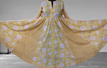 Load image into Gallery viewer, DEVIKA prt Block Printed Pure Cotton Women Long Flared Kurta Tunic Dress
