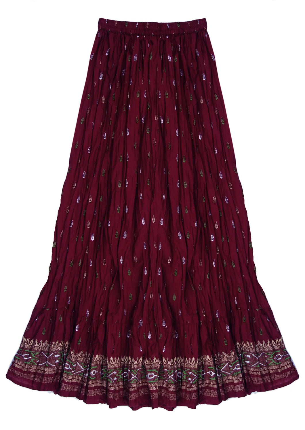 ANU Block Print Style Pure Cotton Skirt