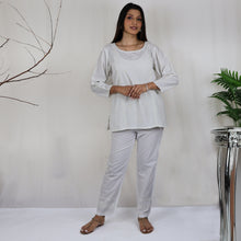 Load image into Gallery viewer, SIRI, Pure Cotton Hand Embroidered Bottom Pants: Made to Order, Customizable
