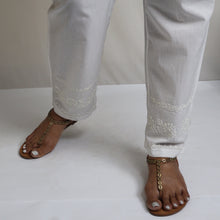 Load image into Gallery viewer, SIRI, Pure Cotton Hand Embroidered Bottom Pants: Made to Order, Customizable
