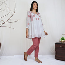 Load image into Gallery viewer, MEGHNA Georgette Hand Embroidered Top
