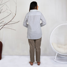 Load image into Gallery viewer, MYRA  HAND EMBROIDERED PURE COTTON SHIRT
