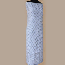 Load image into Gallery viewer, Vaishnavi Viscose Georgette Hand Embroidered/Chikankari Unstitched Kurta Set; Made to Order/ Customizable
