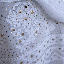 Load image into Gallery viewer, Vaishnavi Viscose Georgette Hand Embroidered/Chikankari Unstitched Kurta Set; Made to Order/ Customizable
