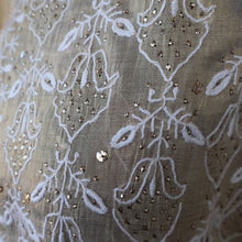 Load image into Gallery viewer, Vaikhya Tissue fabric Embroidered/Chikankari Unstitched Cord Set; Made to Order/ Customizable
