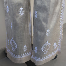 Load image into Gallery viewer, Vaikhya Tissue fabric Embroidered/Chikankari Unstitched Cord Set; Made to Order/ Customizable
