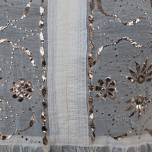 Load image into Gallery viewer, Vaishali Mul Chanderi Hand Embroidered/Chikankari Semi-stitched Dress Set; Made to Order/ Customizable
