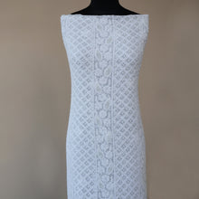 Load image into Gallery viewer, SARIKA Viscose Georgette Hand Embroidered/Chikankari Unstitched Kurta Set; Made to Order/ Customizable
