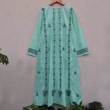Load image into Gallery viewer, EMMA Pure Cotton Hand Embroidered Tunic Dress Kurta with embroidered pant
