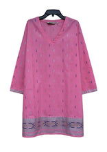Load image into Gallery viewer, KRITIgold Block Printed Pure Cotton Tunic Top Kurti
