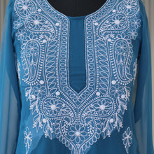 Load image into Gallery viewer, KIMI Georgette Hand Embroidered Kurta
