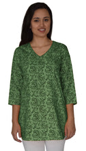 Load image into Gallery viewer, KRITI Block Print Style Pure Cotton Tunic

