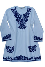 Load image into Gallery viewer, KUMI Embroidered Pure Cotton Tunic, Top, Kurti
