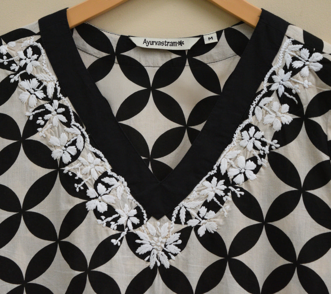 LUBNA Hand Block Print with Cotton Kurta
