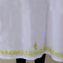 Load image into Gallery viewer, PALLAVI Cotton Mulmul Hand Embroidered Kurta
