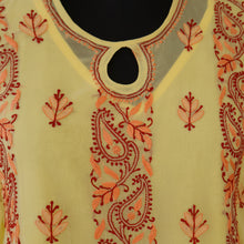 Load image into Gallery viewer, REKHA Georgette Hand Embroidered Kurta
