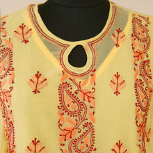 Load image into Gallery viewer, REKHA Georgette Hand Embroidered Kurta

