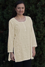 Load image into Gallery viewer, STUTI Pure Cotton All Over Hand Embroidered Tunic
