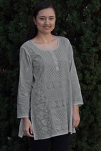 Load image into Gallery viewer, STUTI Pure Cotton All Over Hand Embroidered Tunic
