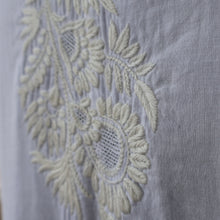 Load image into Gallery viewer, BAANI Pure Cotton, Hand Embroidery/ Chikankari Women Long Flared Dress
