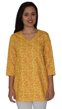 Load image into Gallery viewer, KRITI Block Print Style Pure Cotton Tunic

