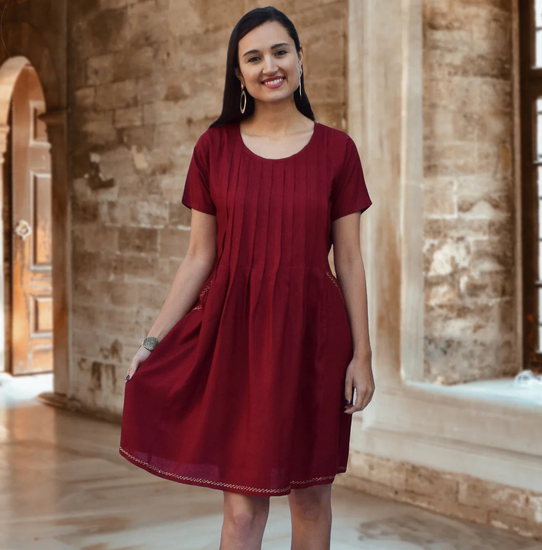 Nidhi Hand Embroidered Summer Dress