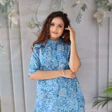 Load image into Gallery viewer, SHIKHA Printed Cotton Round Neck, Kurta, Regular and Plus Sizes
