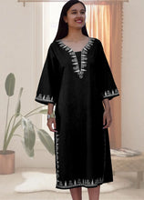 Load image into Gallery viewer, Vidya Kaftan Cotton Tunic Dress
