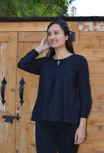 Load image into Gallery viewer, LISA Pure Cotton Han Embroidered Boho Top, Blouse
