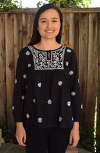 Load image into Gallery viewer, LISA Pure Cotton Han Embroidered Boho Top, Blouse
